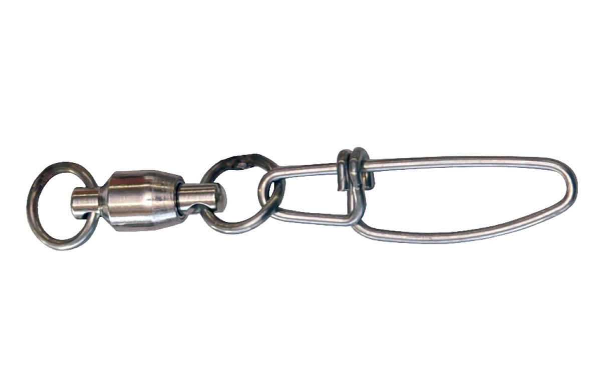 Jackson Swivel, Cross Lock Swivel, 3, 78.7 lbs (33 kg), 10 Pieces, Silver