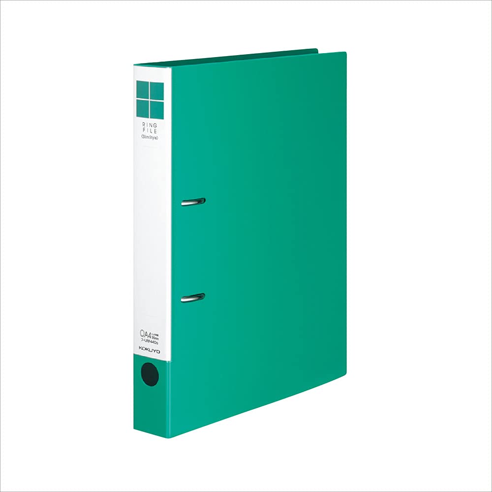 Kokuyo ring file slim style A4 35mm green staff-URF440G (japan import)