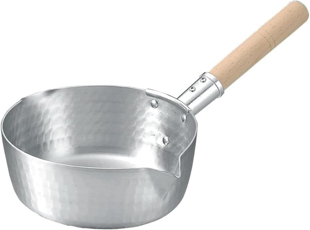 AP-40318 Aluminum Snow Flat Pot Crow Mouth, Right Hand, 7.1 inches (18 cm)