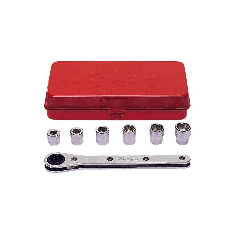 Ko-ken 1203 Socket Set 5-10mm 6 point 7 pieces