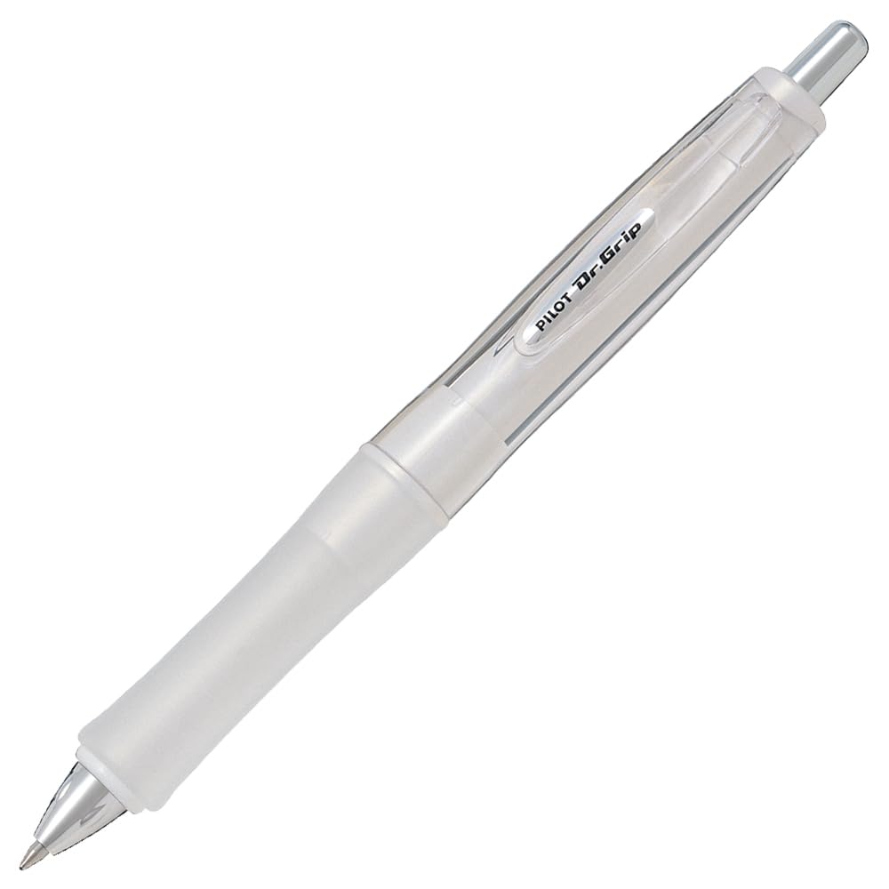 Pilot Ballpoint Pen Dr. Grip G-Spec Flash Color, Flash White, Black Ink (BDGS-60R-FW)