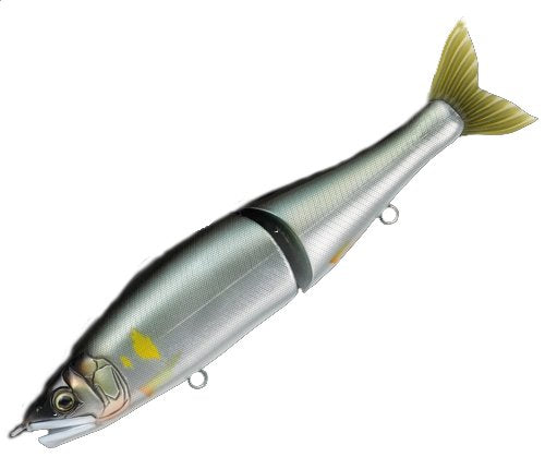 GAN Craft Lure, Sweetfish Jointed Claw Magnum 230F 01 Evil Sweetfish