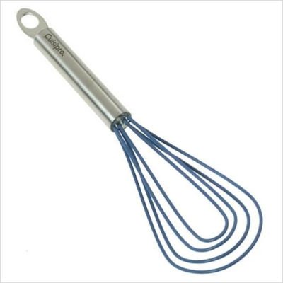 Cuisipro Silicone Flat Whisk 8" Blue