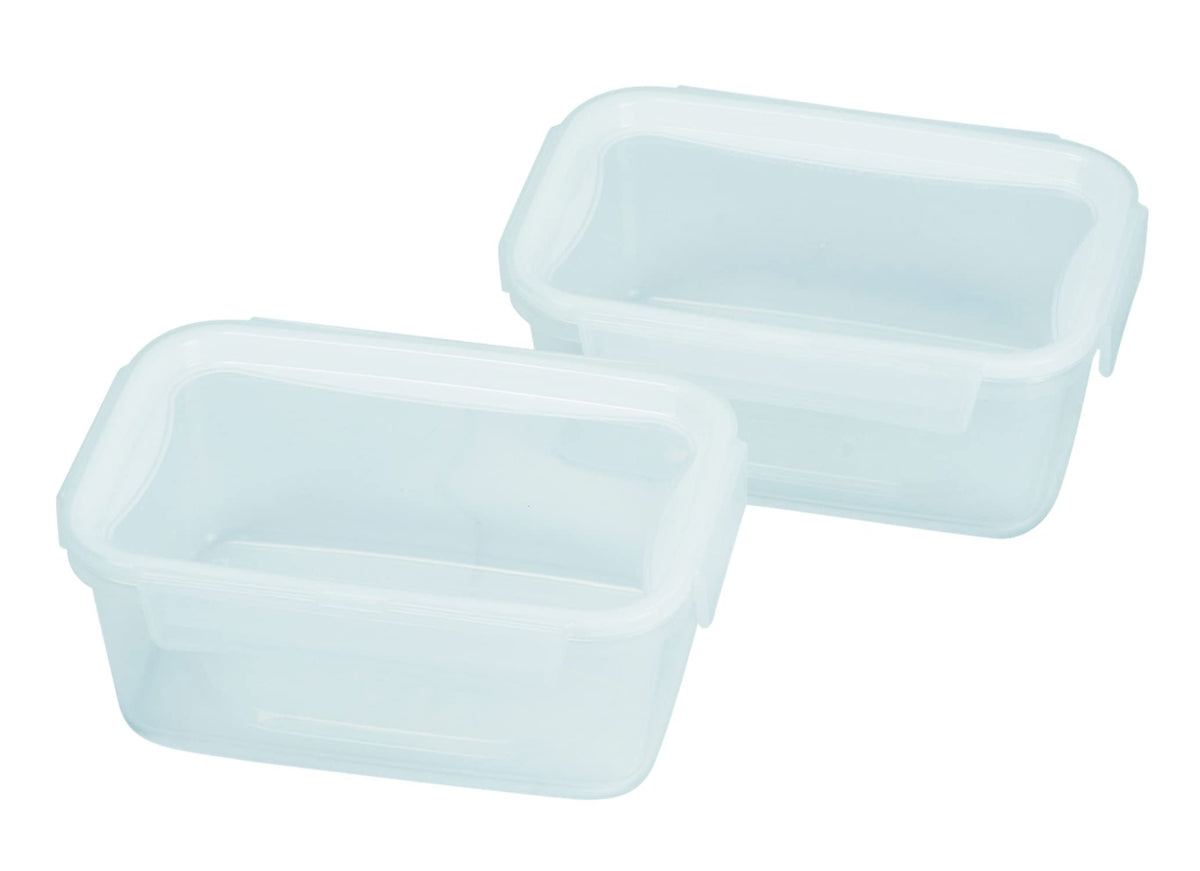 Pearl Metal HB-6170 Neo-Key Lock Storage Container, Rectangular, LL, Set of 2