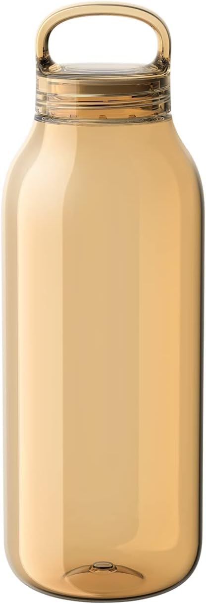 KINTO 20398 Water Bottle, 33.4 fl oz (950 ml), Amber, Lightweight, Dishwasher Safe, My Bottle