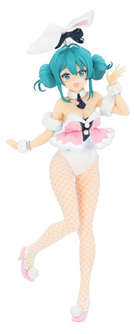 Furyu - BiCute Bunnies - Hatsune Miku White Rabbit Figure (Baby Pink Version)
