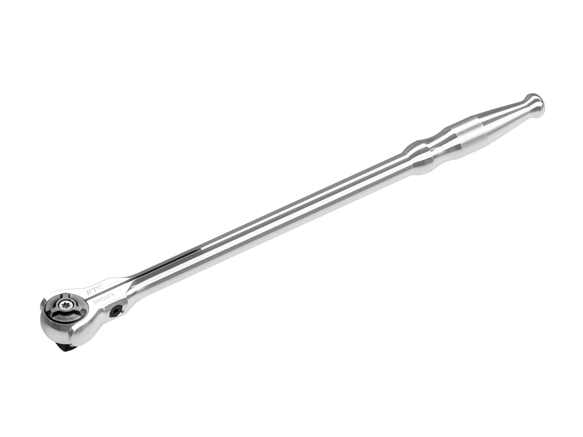 KYOTO TOOL (KTC) 9.5 sq. Long Swivel Ratchet Handle, BRSW3L, Silver