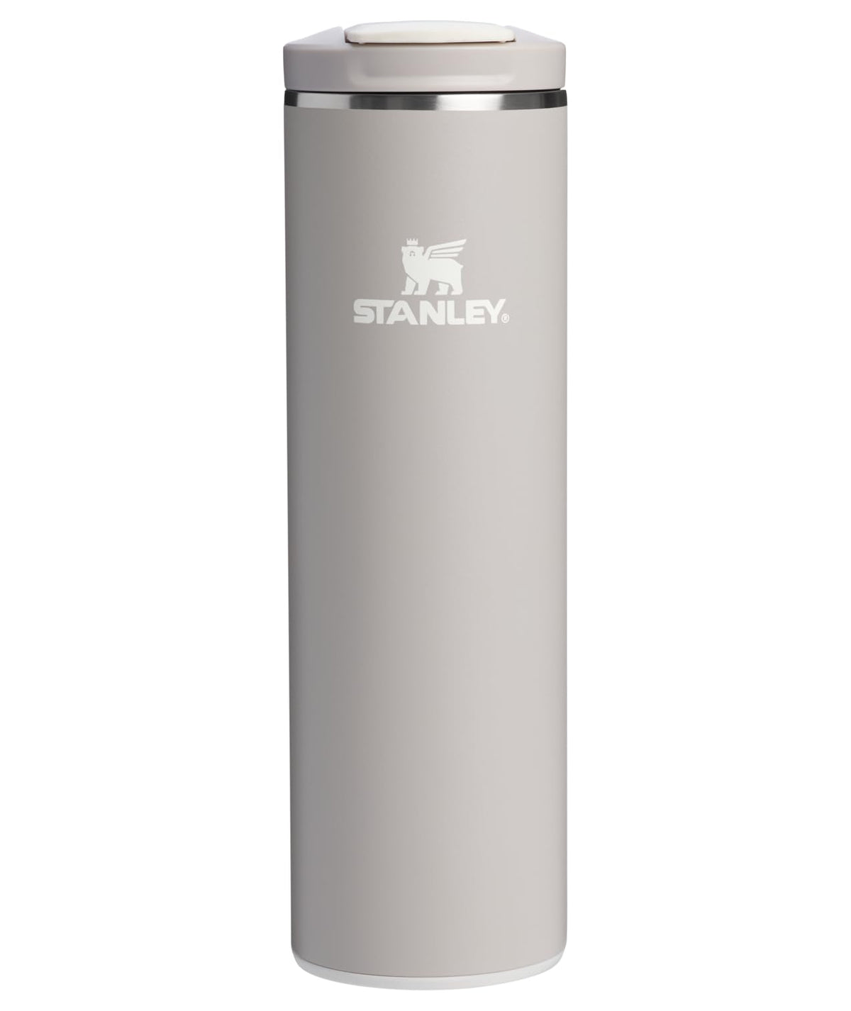 STANLEY Transit FlipTop Mug | Leakproof Coffee Travel Cup | Vacuum Insulated Stainless Steel | Stays Hot or Cold for Hours | BPA-Free | 16 oz | Ash