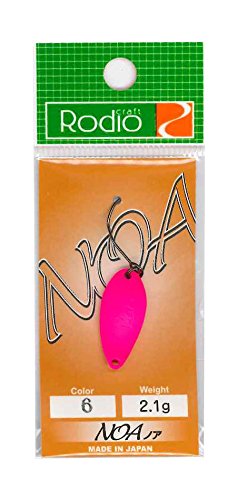Rodiocraft NOA Lure 2.1g #6 Fluorescent Pink Spoon