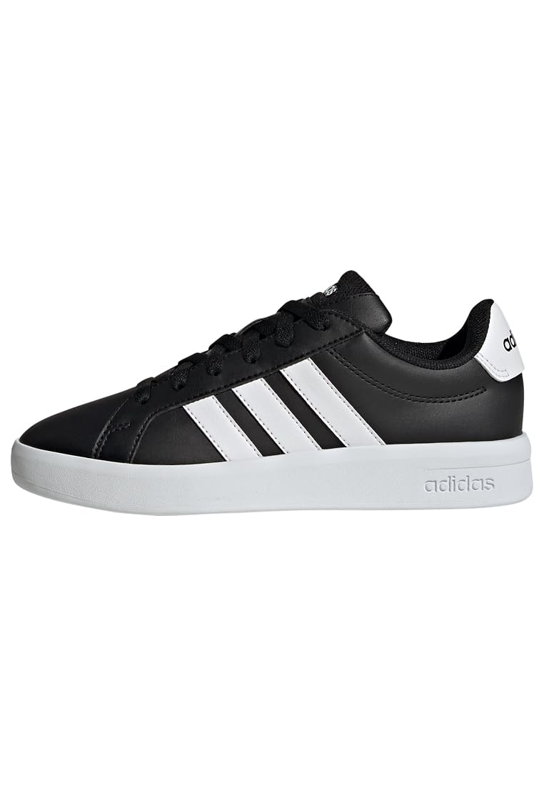 adidas Unisex-Kids Grand Court 3.0 J, Black/White, 6
