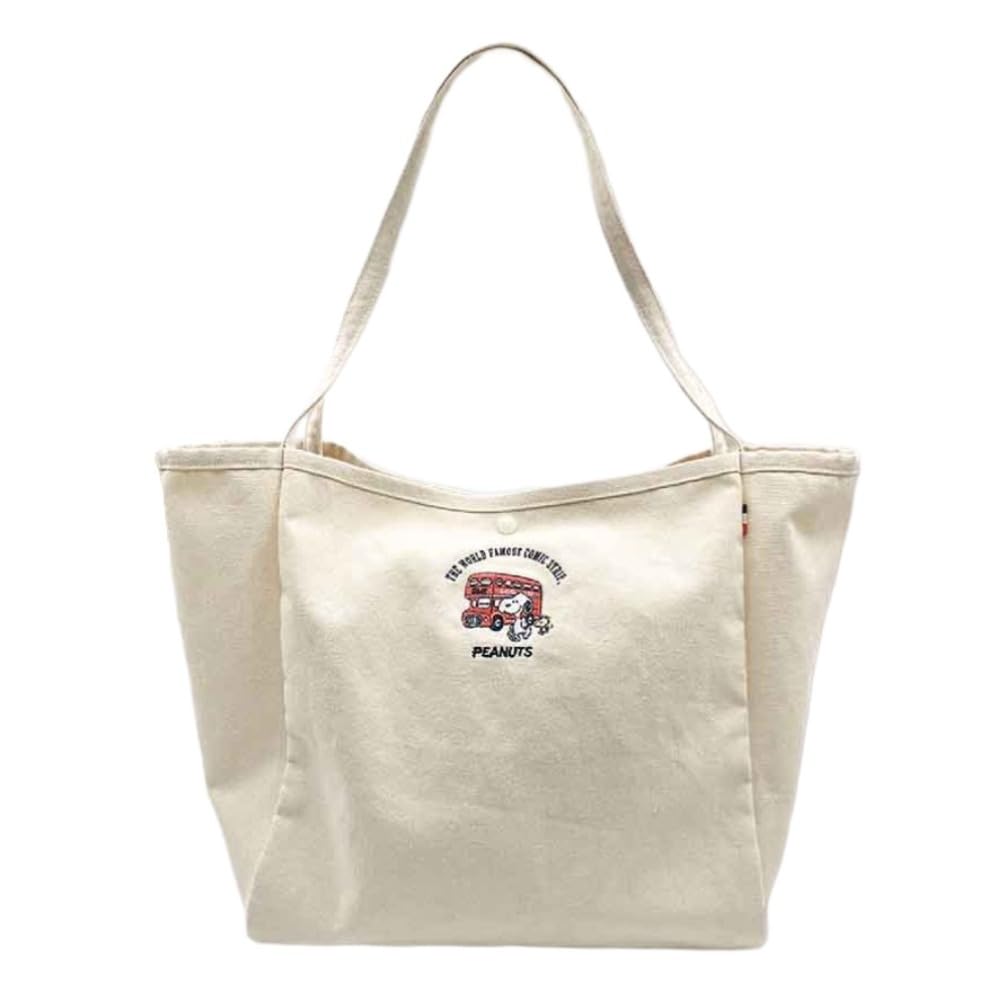SNOOPY Tote Bag Symbol, Kinari (SPMS-088)
