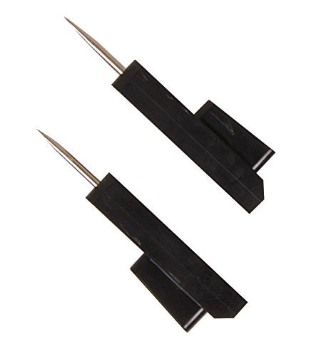Shinwa Sokutei 77453 Handy White Thread Spool 2 Body Fixing Needles, Pack of 2