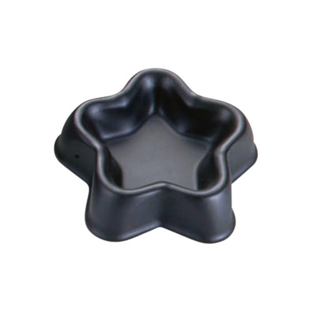 タイガークラウン Tiger Crown Cake Mold Black 93x28mm Black Fruit Cake Mold Star Steel Top Recessed Mold 5070