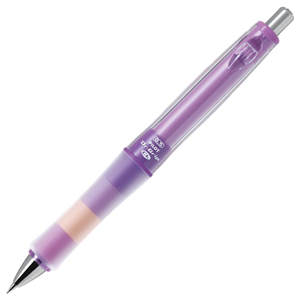 Pilot HDGCL50R-PLA Mechanical Pencil, Dr. Grip CL Play Border 0.5mm, Lavender