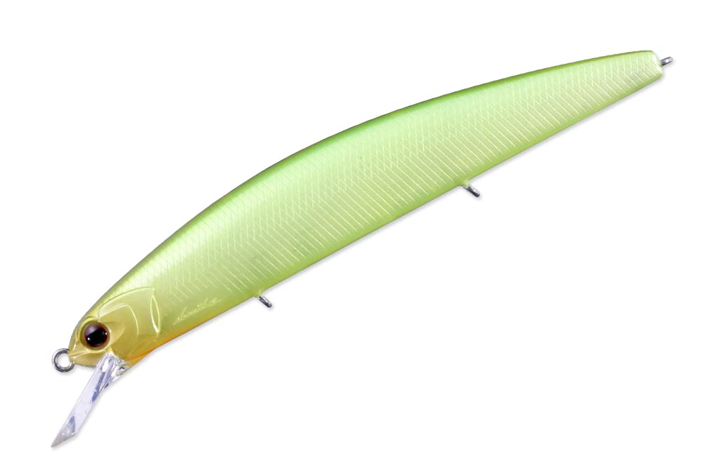 O.S.P VARUNA SPEC2 110SF Slow Floating Silent Minnow G-35 Ghost Lime Chart