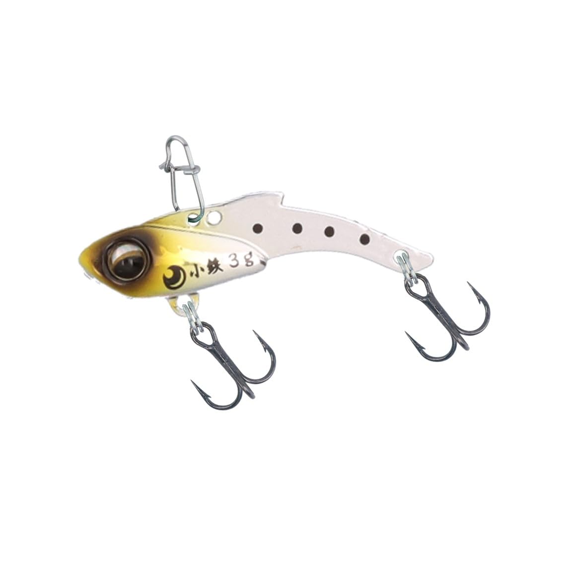 DAIWA Tsukishita Bijin Small Iron Lure, 0.2 oz (7 g), Plated Shirasu