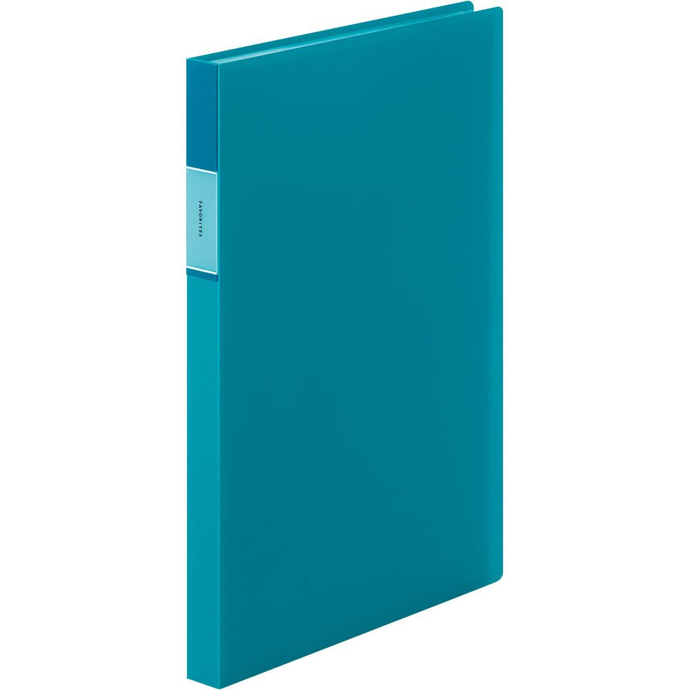 King Jim FV166TW Favorite Clear File, A4, Vertical, 40p, Blue