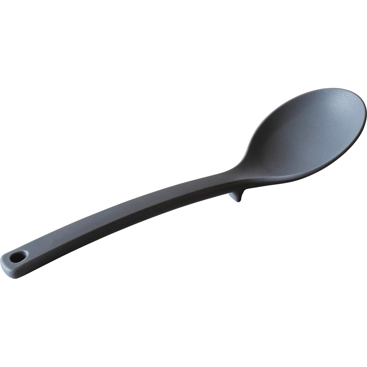 Wahei Freiz RE-7748 Soft Silicone Turner Spoon, UV Treated, Dust Resistant, Dishwasher Safe, Gray Kitchen Assist