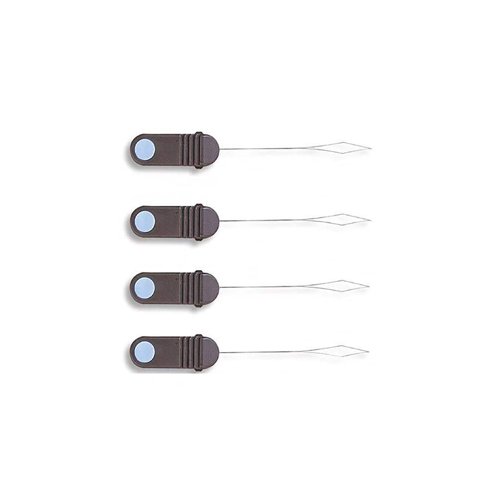 C&F Design Pack of 4 Spare Threaders Standard Size/Regular for Fly Tying (CF601),Blue Dot