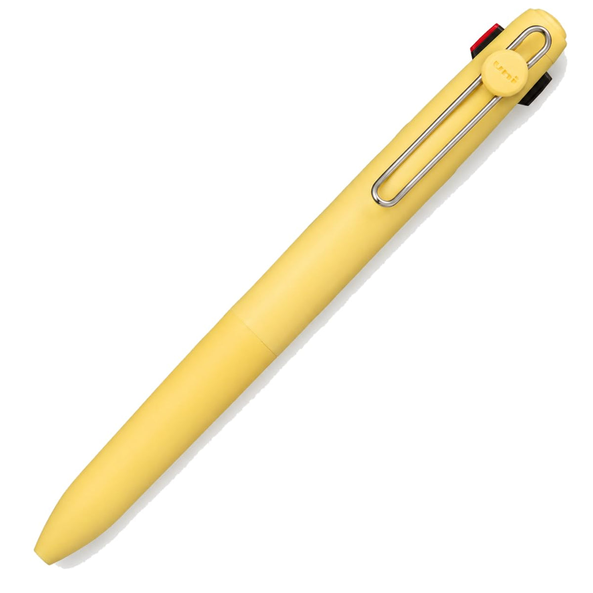ZENTO Standard Model 3 Color Ballpoint Pen 0.38mm Canary Body, Black Red Blue Ink, UBE3ZSC38.27 With Original Stylus Ballpoint Touch Pen