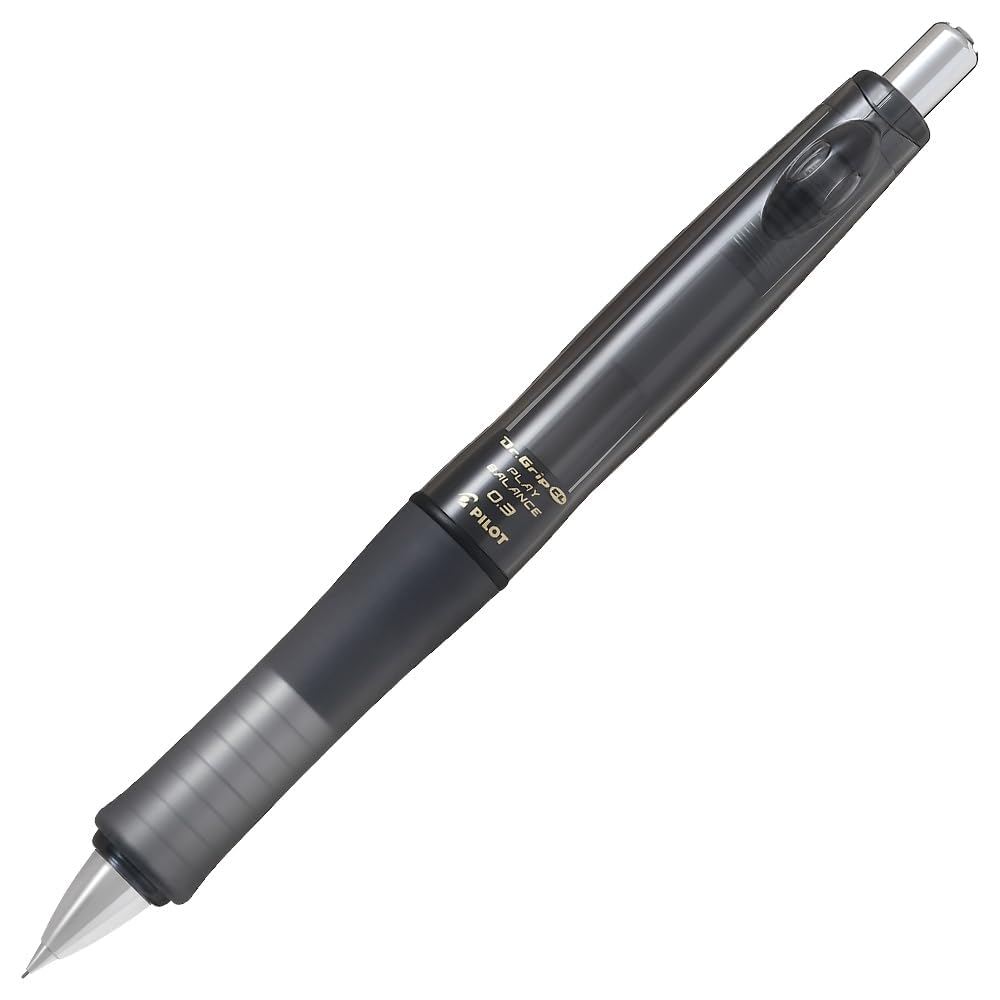 Pilot HDGCL70R3-CB Dr. Grip CL Play Balance Mechanical Pencil, 0.3, Clear Black