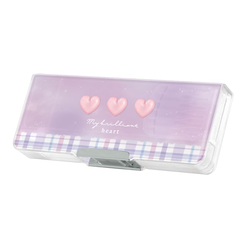 CAMIO JAPAN 232183 Compact Double-Sided Pencil Case, Claire