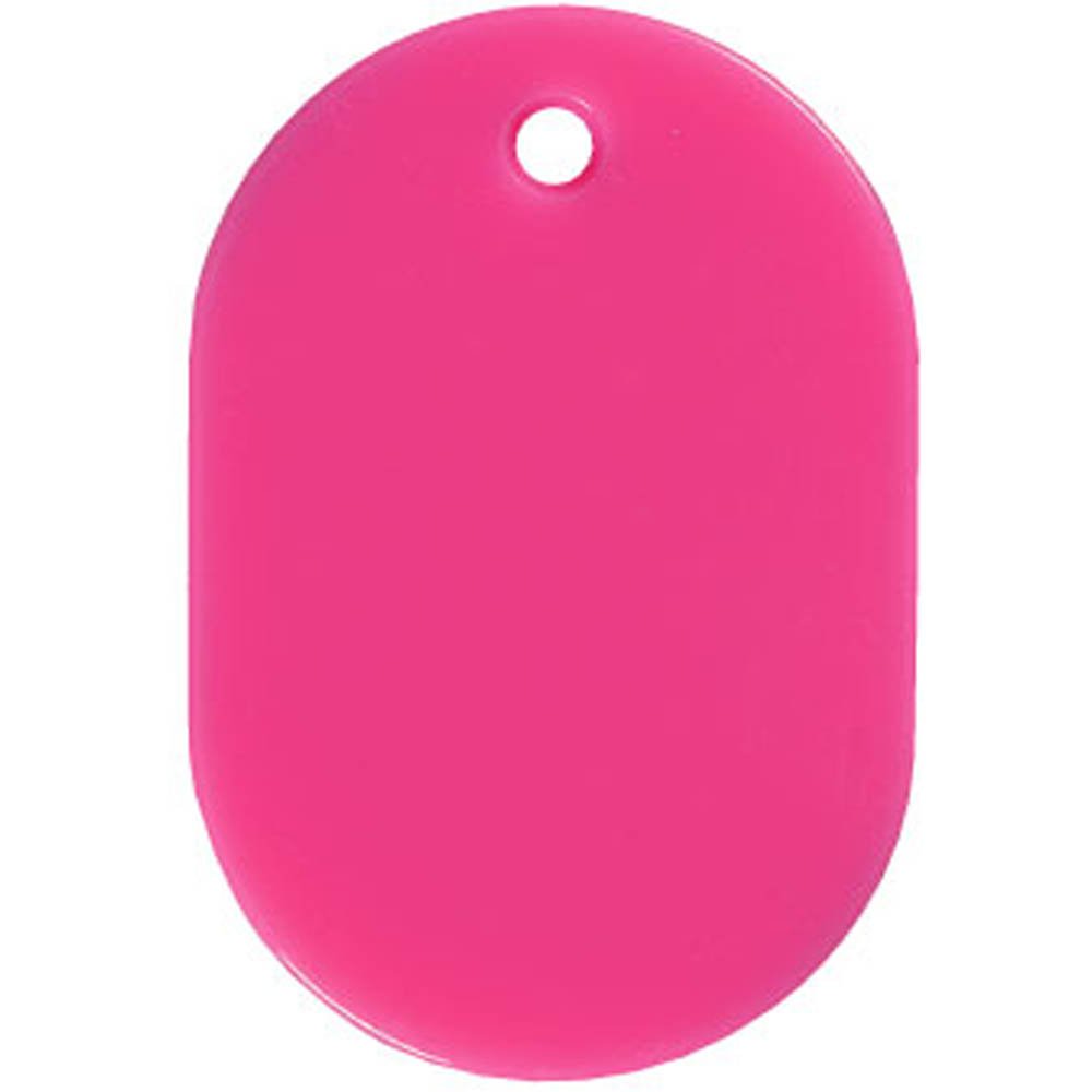 Nishikei BN-LP Number Tags, Large, Pink, 50 Pieces, 1 Pack
