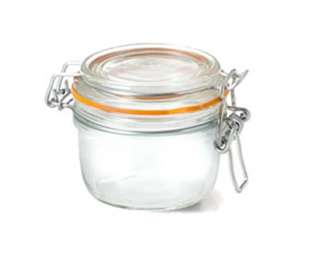 Le Parfait 940007 Glass Terrine Jar, 4.2 fl oz (125 cc), Storage Container