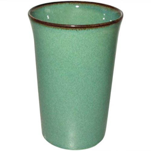 RAO3Z Green Arita Ware Made in Japan Set of 2 Ceramic Tea Cups, 1802-277088/Φ6.5x10cm, white/black/red