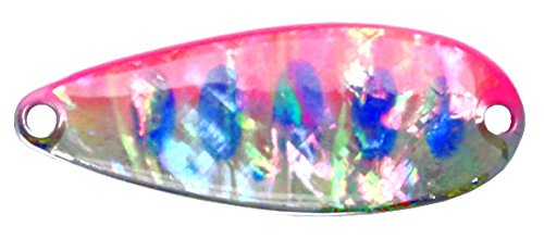 Field Hunter Spoon Lureman 701 Shell 1.6 inches (41 mm), 0.2 oz (7 g), S. Fluorescent Pink/Blue Yamame #Y4 Lure
