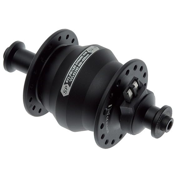 Shutter Precision (SP) Ultra Small Dynamo Hub SV-9 BK 32H S43HUB01201 Black 32H