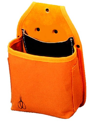 KOZUCHI GW-02 No. 10 Waterproof Canvas Waist Pocket with Okyubo Shears Case