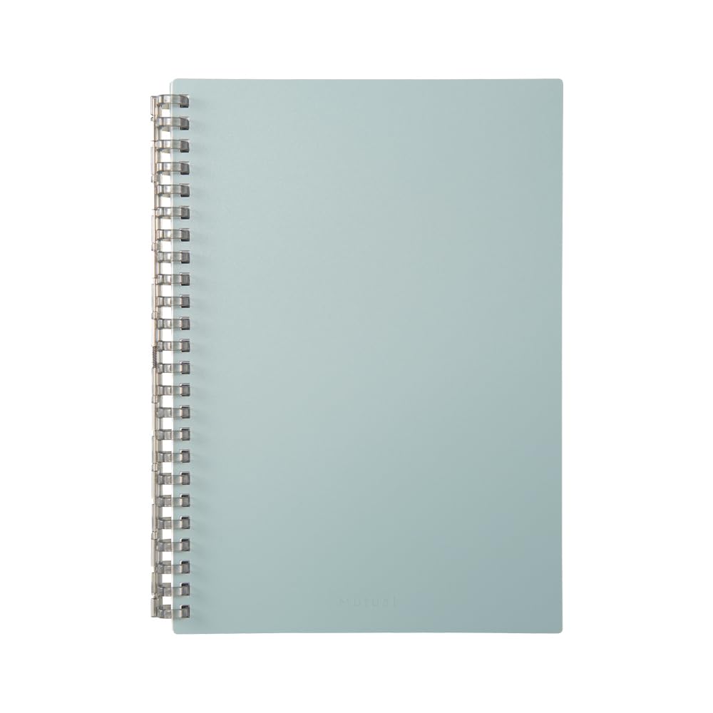 Lihit Lab Mutual Open Ring Notebook, A5, Light Blue, N2673-14