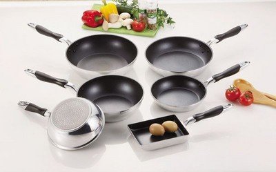 パール金属(PEARL METAL) Wakoat Trading Chopani H-300 Fluorine Hard Processing Induction Frying Pan 7.9 inches (20 cm)