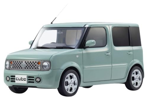 京商(Kyosho) samurai 1/18 Nissan Cube Aquamine Finished Product