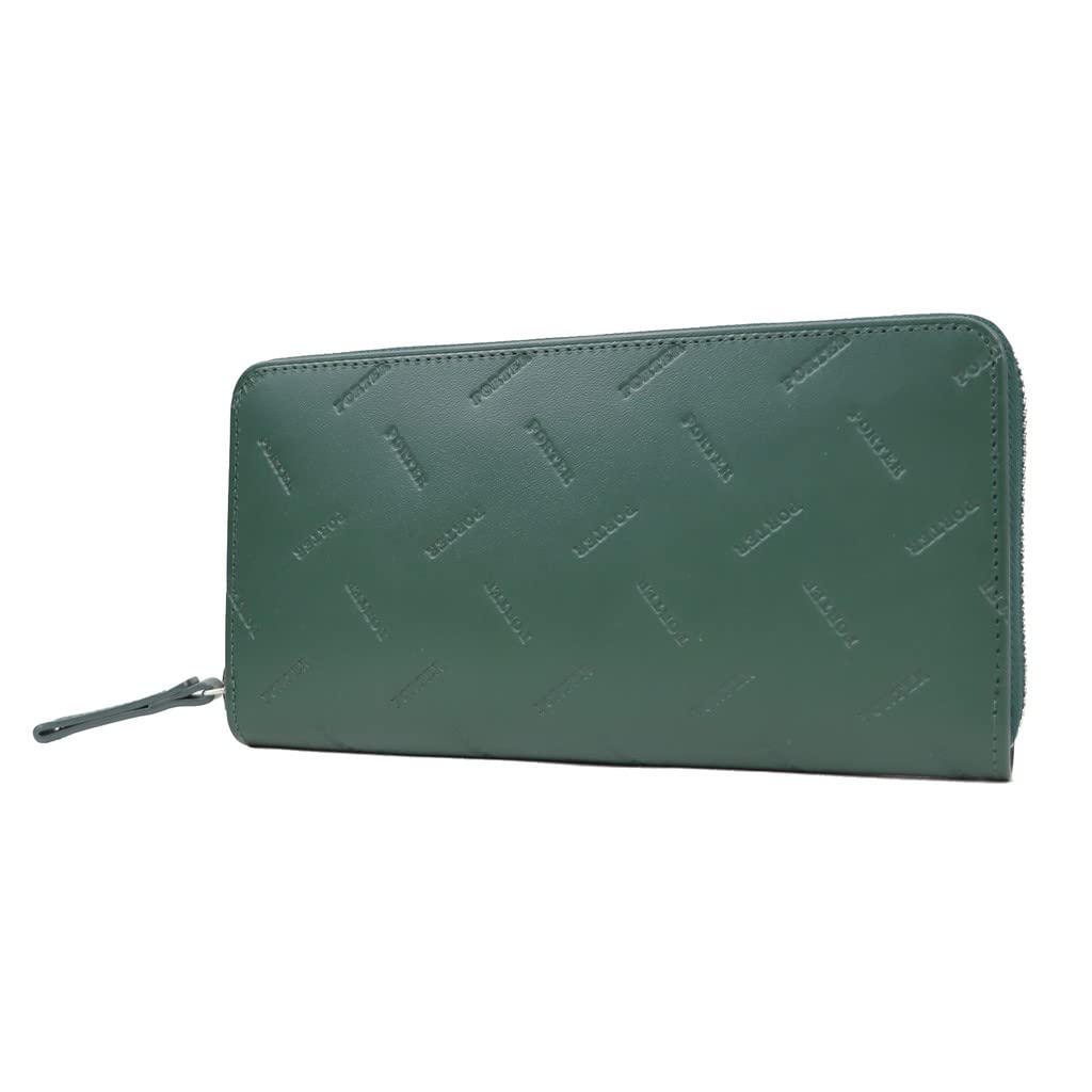 Porter Enchase Wallet 007-02283 Round Zipper Long Wallet, green (30),