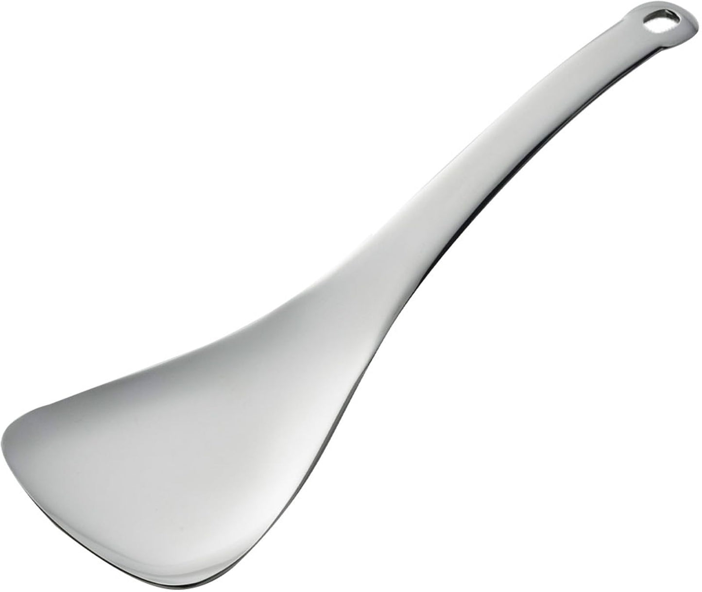 Shimomura Kihan 42746 Tsubame Sanjo Service Spoon, 8.3 inches (21 cm), Server Spoon, Easy to Scoop, Stainless Steel, Mama Cook