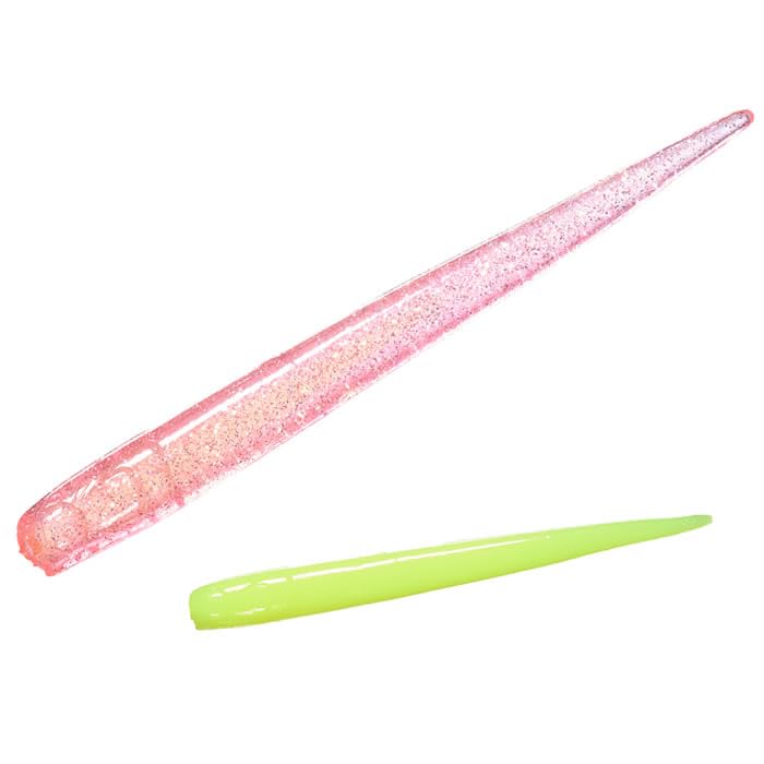 DAIWA Worm Tsukiyobijin Shirasu Beam 1.5 Cherry Blossom Dot Glow
