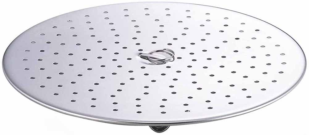 下村企販 Shimomura Planning 19462 Steamer Plate for Frying Pans, Stainless Steel, Steamed Dish, 9.3 inches (23.5 cm), Tsubamesanjo