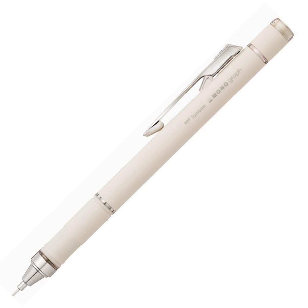 Tombow DPA-151C Mechanical Pencil, 0.5mm, MONO Monograph Grip (Soft Fit Grip for Anti-Fatigue), Greige