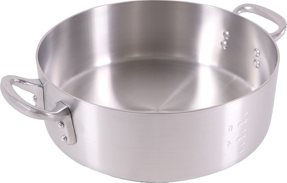 Kanda 006212-01 High Grade Aluminum Outer Ring Pot with Scale, 13.0 inches (33 cm), Main Unit Only