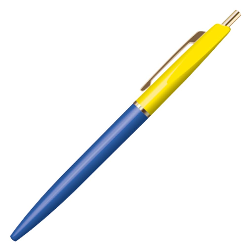 アンテリック(Anterique) Antelic BP1SLXDB Oil Based Ballpoint Pen, 0.5mm, Sicilian Lemon x Danube Blue