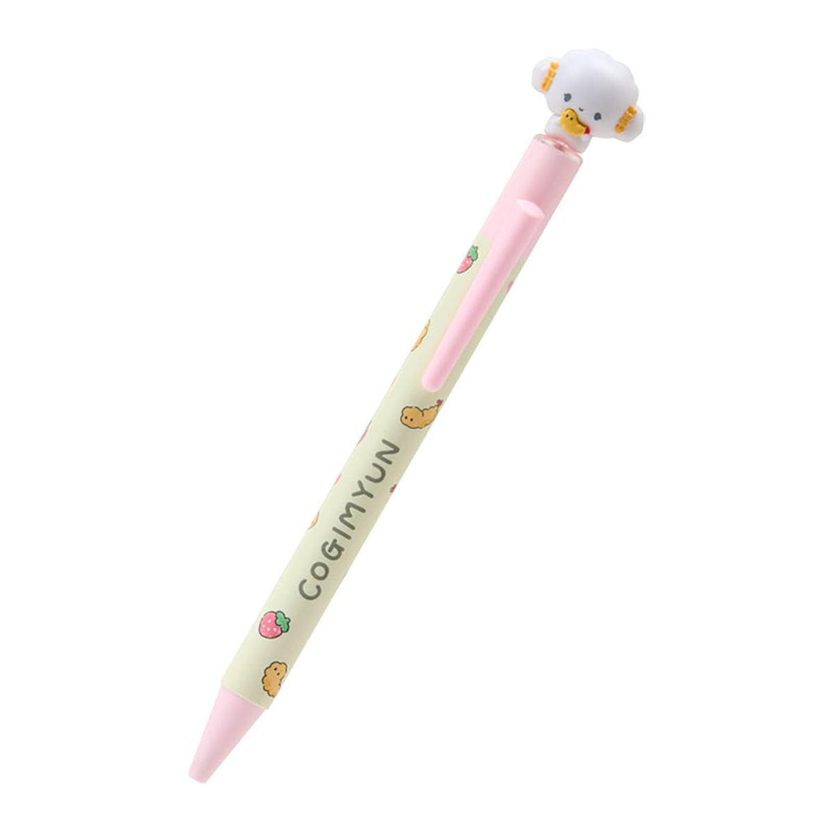 Sanrio 927244 Ballpoint Pen with Mascot, Kogimyun, ABS Resin, Ink Color: Black