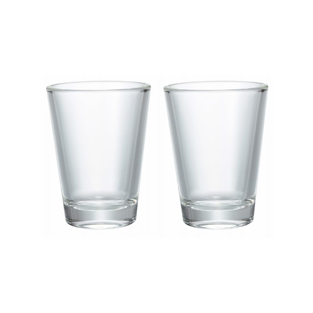 HARIO SGS-1824 Heat Resistant Glasses, Set of 2, 4.8 fl oz (140 ml), Stackable Glass, Made in Japan