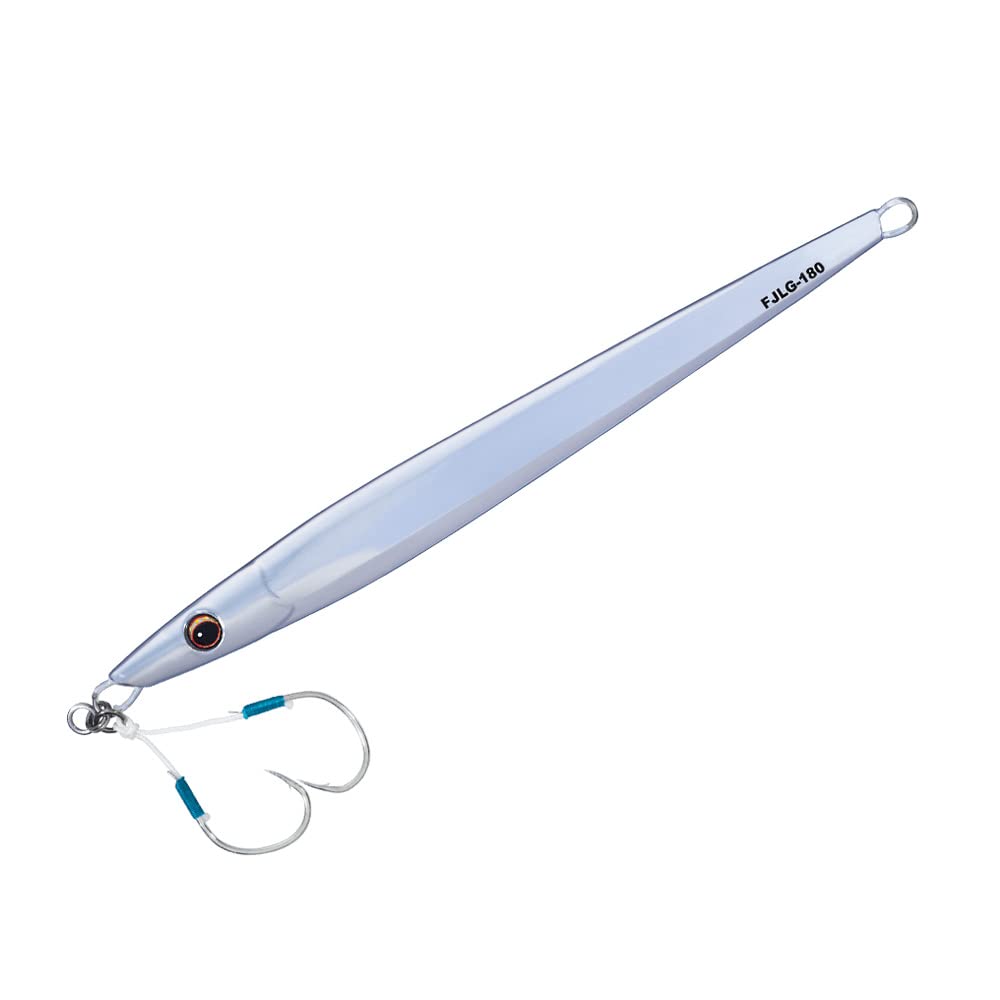 Major Craft FJLG-150#46MIRROR Silver Metal Jig, Long, 5.3 oz (150 g), Mirror Silver (Kamura)