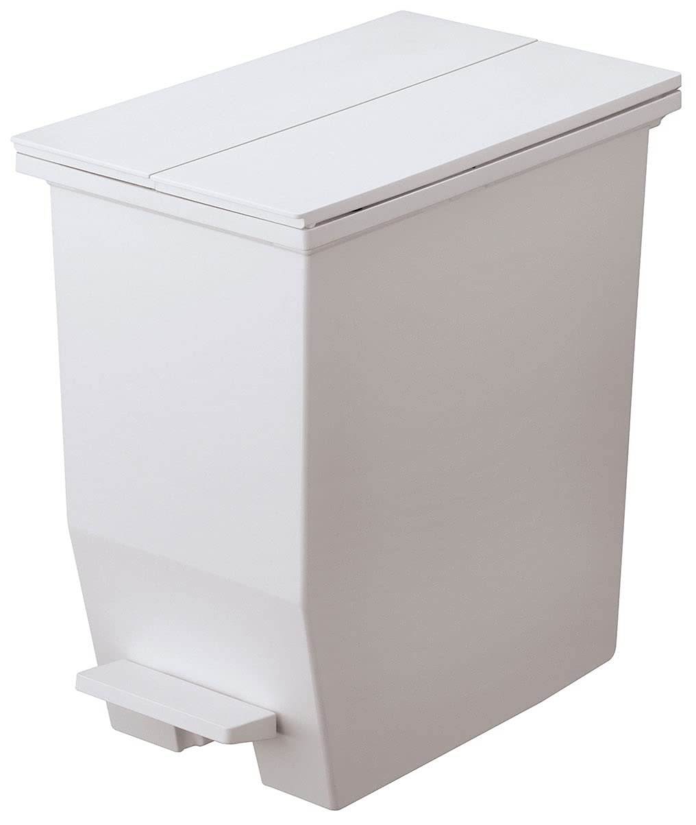 リス Risu Home & Home 177364 Pedal Dust Box, for Under-Shelf Use, 5.3 gal (20 L), Gray, Made in Japan