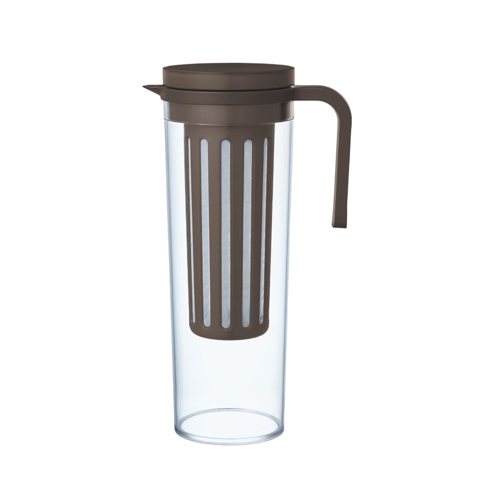 KINTO 22484 PLUG Ice Coffee Jug, 1.2 L, Brown