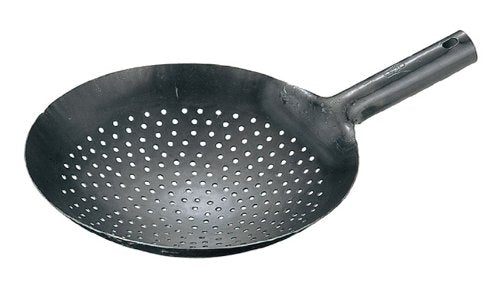 EBM Yamada Iron Boiled Chinese Hole Pot, Single Hand Pot, 9.4 inches (24 cm)