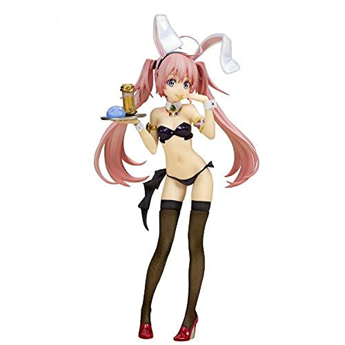 quesQ That Time I Got Reincarnated as a Slime: Milim Nava (Bunny Girl Style) 1/7 Scale PVC Figure, Multicolor