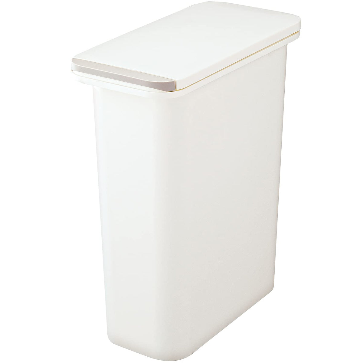 Squirrel GBED008 Trash Can with Lid, H&H, Deodorizing Pail, White, 20S